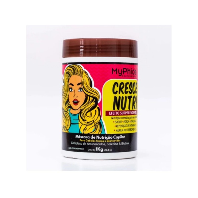 Cresce Nutri Rapunzel Treatment Hair Growth Nutrition Mask 1kg - My Phios Beautecombeleza.com