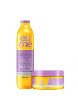 Colored Hair Sunflower Oil Panthenol Chamomile Proteins Kit 2 Prod. - Eume Beautecombeleza.com