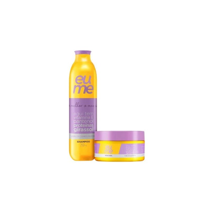 Colored Hair Sunflower Oil Panthenol Chamomile Proteins Kit 2 Prod. - Eume Beautecombeleza.com