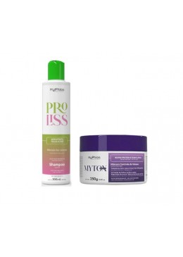 My Phios Cleansing Shampoo + MyTox Blonde Deep Hair Mask Hair Straightening Kit Beautecombeleza.com