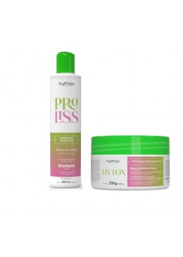 My Phios Cleansing Shampoo + MyTox Deep Hair Mask Hair Straightening Kit Beautecombeleza.com