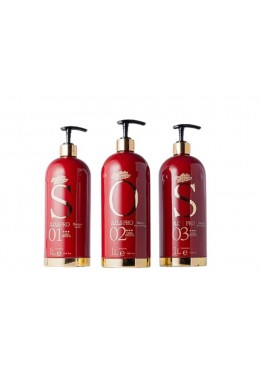 Ana Paula Carvalho SOS Pro Treatment Kit 3x 1L / 3X 33.8 fl oz Beautecombeleza.com