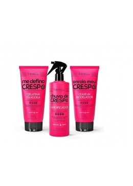 Enrola Meu Crespo Modelador Gelatina e Umidificador Kit 3 - Forever Liss Beautecombeleza.com