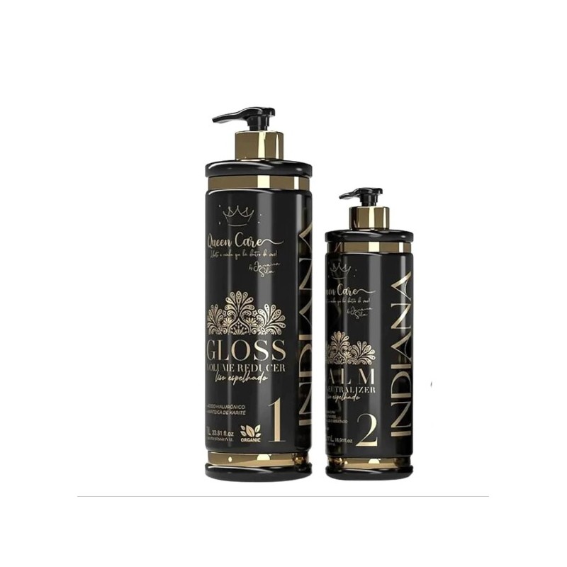 QueenCare Indiana Volume Reducer Progressive Brush Hair Straightening Kit Beautecombeleza.com QueenCare Indiana Volume Reducer Progressive Brush Hair Straightening Kit Beautecombeleza.com