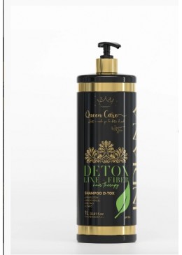 Donna Indiana Shampoo Detox LINE-FIBER Hair Therapy 1 Lt - Queen Care Beautecombeleza.com;