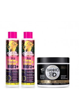 Garota Poderosa ProLiss 2x1L + 3D Bath Mask Kit Beautecombeleza.com