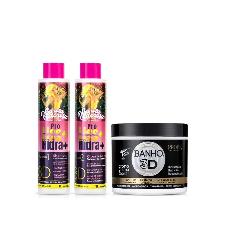 ProLiss Progressiva Hidra+ Cronograma Capilar Banho 3D Kit 3 Prod. - Garota Poderosa
Beautecombeleza.com ProLiss Progressiva Hidra+ Cronograma Capilar Banho 3D Kit 3 Prod. - Garota Poderosa
Beautecombeleza.com