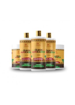 Mestre dos Cachos African Oils Kit 5x1L - Hemerson dos Cachos Beautecombeleza.com