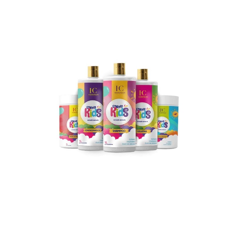 Enrola Kids Definição Absoluta Kit 5x1L - Hemerson dos Cachos Beautecombeleza.com