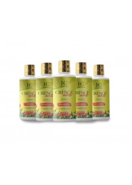 Cresce Cabelo Curly Hair Growth Treatment Kit 5x300ml - Hemerson dos Cachos Beautecombeleza.com