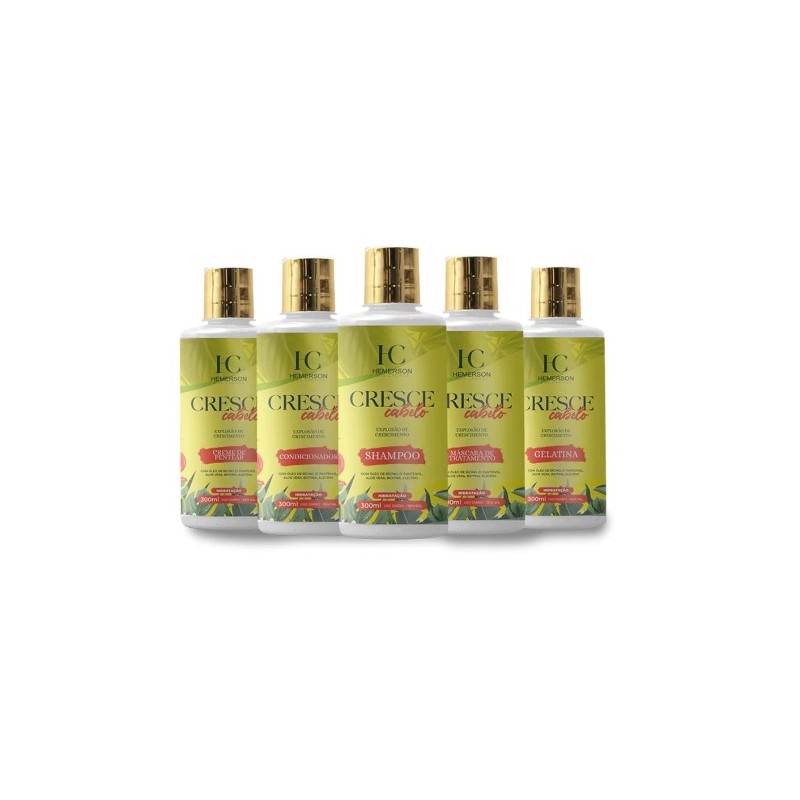 Cresce Cabelo Mestre Dos Cachos Kit 5x300ml - Hemerson dos Cachos Beautecombeleza.com Cresce Cabelo Mestre Dos Cachos Kit 5x300ml - Hemerson dos Cachos Beautecombeleza.com