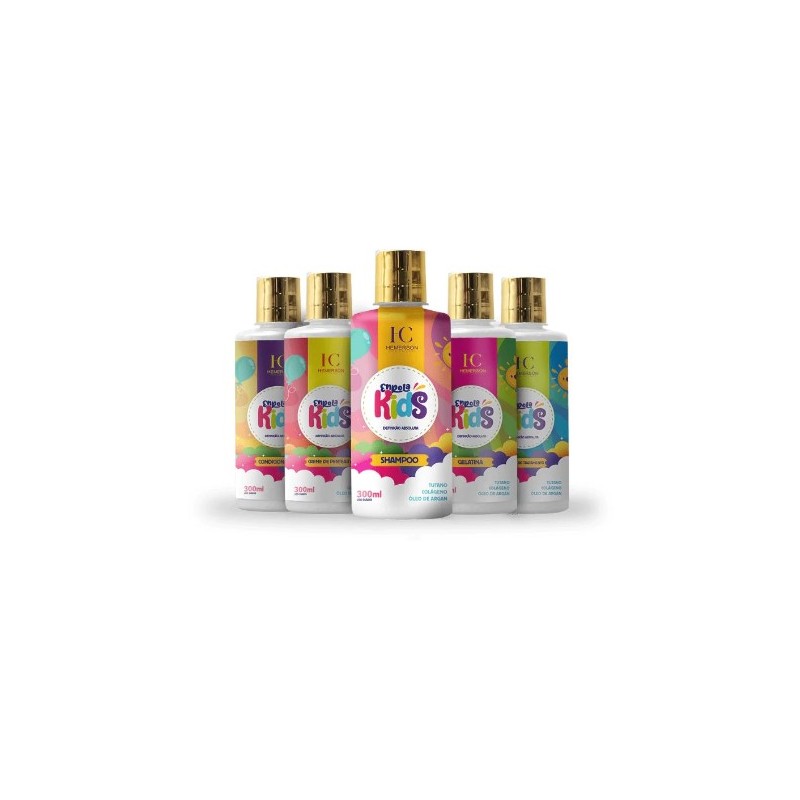 Enrola Kids Definição Absoluta Kit 5x300ml - Hemerson dos Cachos Beautecombeleza.com