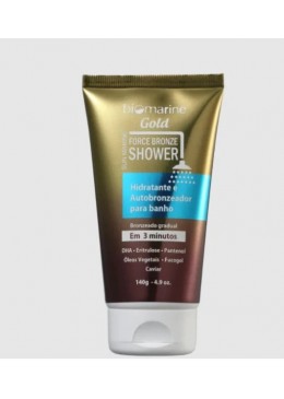 Autobronzant et Hydratant pour le Bain Force Bronze Shower 140g - Biomarine Beautecombeleza.com