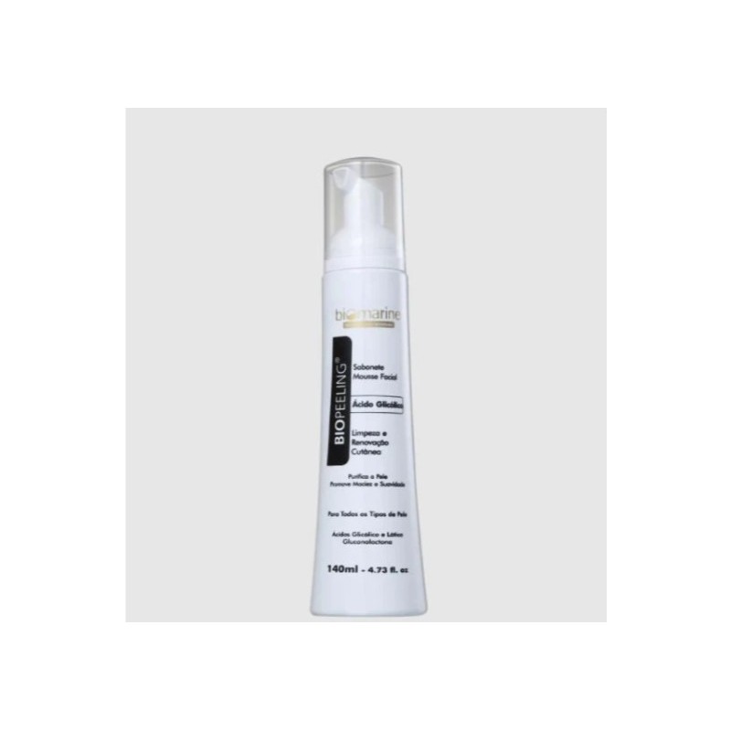Biomarine Sabonete Facial com Ácido Glicólico Biopeeling 140ml Beautecombeleza.com Biomarine Sabonete Facial com Ácido Glicólico Biopeeling 140ml Beautecombeleza.com