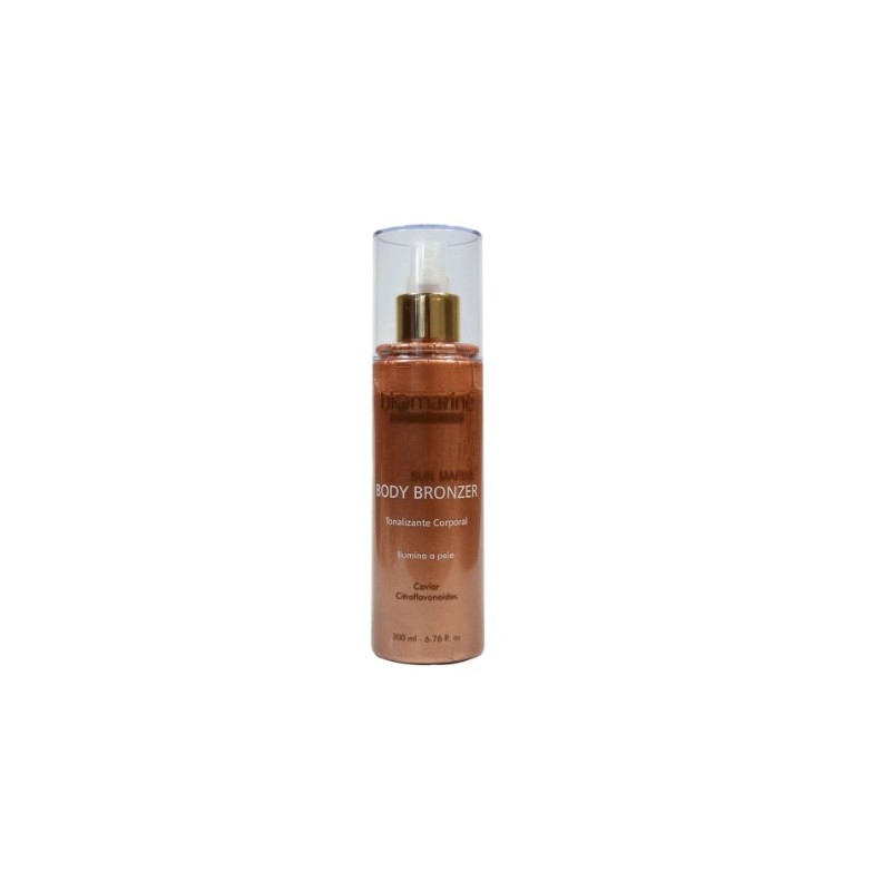 Autobronzeador Body Bronzer  Tonique Corporel Spray Illuminateur  200ml - Biomarine 
 Beautecombeleza.com