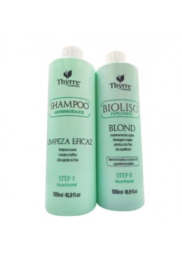 BioLiso Lissage Blond Kit 2x 500ml - Thyrre Cosmetics Beautecombeleza.com