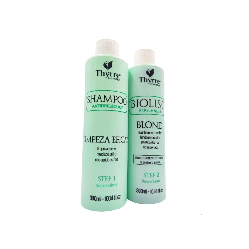 BioLiso Espalho Selante Ativo Blond Kit 2x300ml - Thyrre Cosmetics Beautecombeleza.com BioLiso Espalho Selante Ativo Blond Kit 2x300ml - Thyrre Cosmetics Beautecombeleza.com