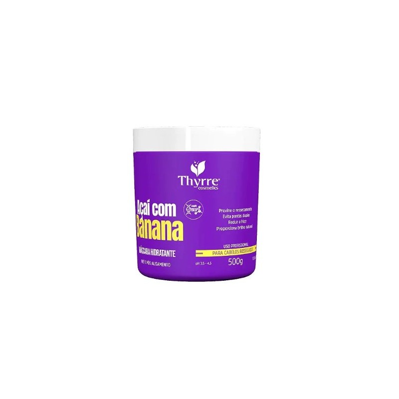 Açai & Banana Masque 500g - Thyrre Cosmetics Beautecombeleza.com Açai & Banana Masque 500g - Thyrre Cosmetics Beautecombeleza.com