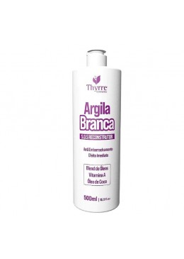 SOS Reconstrutor de Argila Branca 500ml - Thyrre Cosmetic Beautecombeleza.com