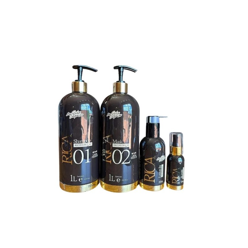 Ana Paula Carvalho Rica Hair Reconstructin Professional Treatment Kit Beautecombeleza.com Ana Paula Carvalho Rica Hair Reconstructin Professional Treatment Kit Beautecombeleza.com