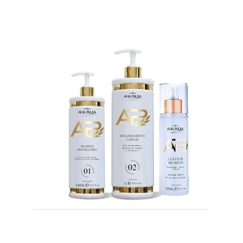 Ana Paula Carvalho Liso Lambido Progressive Brush Hair Realignment Kit 3 Prod. Beautecombeleza.com Ana Paula Carvalho Liso Lambido Progressive Brush Hair Realignment Kit 3 Prod. Beautecombeleza.com