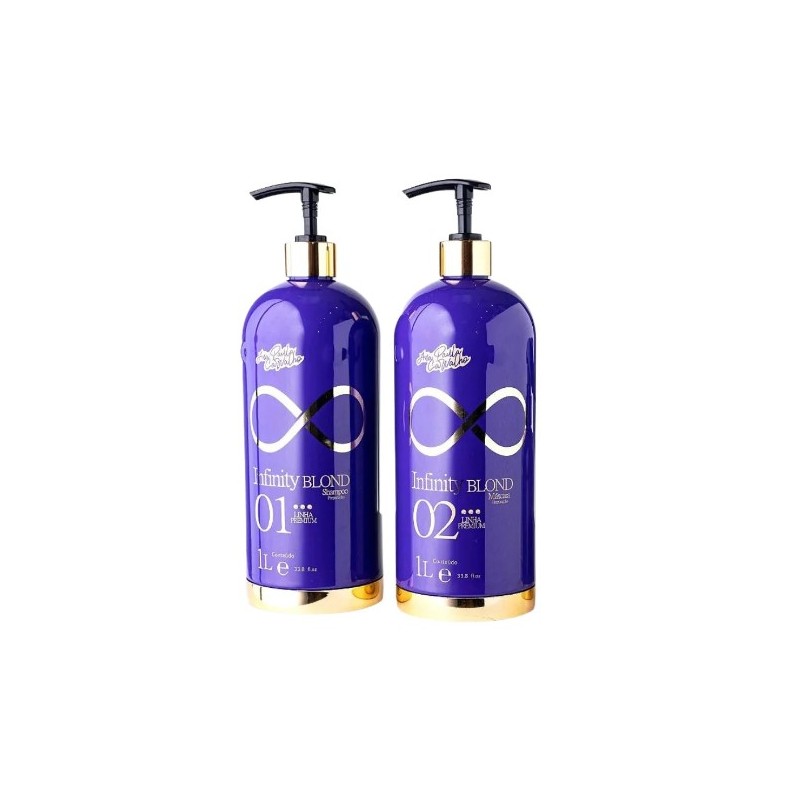 Infinity Pro Blond Hair Restructuring Treatment Kit 2 - Ana Paula Carvalho Beautecombeleza.com