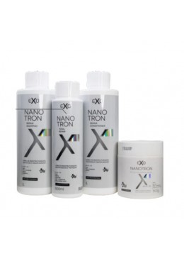 Nanotron Reconstrução  Intensiva Kit 4 - Exo Hair  Beautecombeleza.com