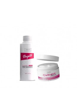 Brigitte Shampoo + Carmen Intensive Deep Hair Mask Volume Reducer 2 Prod.  - Vanité Beautecombeleza.com