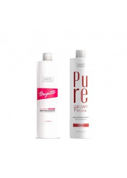 Vanité Shampoo Brigitte + Pure Caviar Protein Hair Treatment Kit Beautecombeleza.com