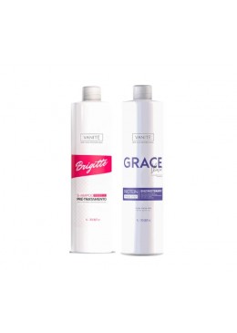 Shampoing Brigitte et Grace Enzymothérapie  Violet Lissage Kit 2x2l - Vanité Beautecombeleza.com