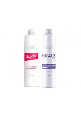 Shampoo Brigitte e Grace Enzimoterapia Progressiva Violet Kit2x2l- Vanité Beautecombeleza.com