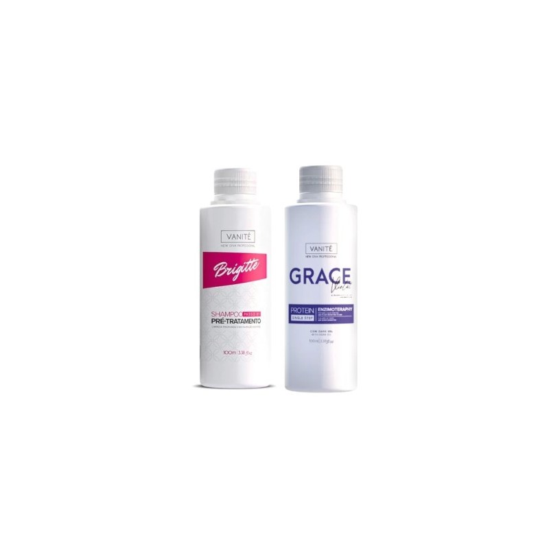 Shampoo Brigitte e Grace Enzimoterapia Progressiva Violet 2Prod.-Vanité 
 Beautecombeleza.com