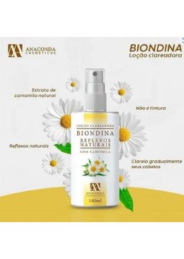 Biondina Loção Clareadora Spray  140ml - Anaconda Beautecombeleza.com