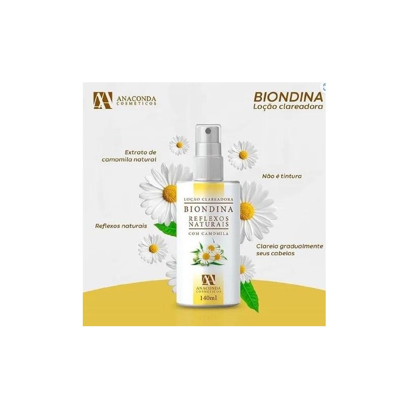 Biondina Lotion Blanchissante Spray  140ml - Anaconda Beautecombeleza.com