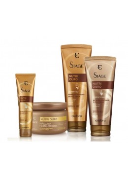 Siàge Nutri Ouro Nutrição Profunda 3x Mais Força 4D  4 Itens - Eudora Beautecombeleza.com