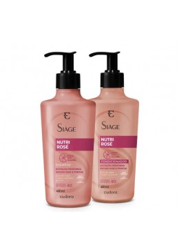 Siàge Nutri Rosé Kit 2x 400ml - Eudora Beautecombeleza.com