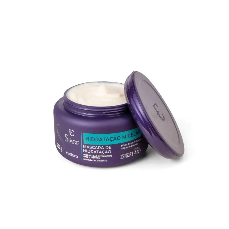 Siáge Máscara Micelar Hidratação Capilar 250g- Eudora Beautecombeleza.com Siáge Máscara Micelar Hidratação Capilar 250g- Eudora Beautecombeleza.com