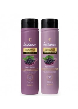 Eudora Instance Açaí Bamboo Kit 2x 300ml / 2x 10.14 fl oz Beautecombeleza.com