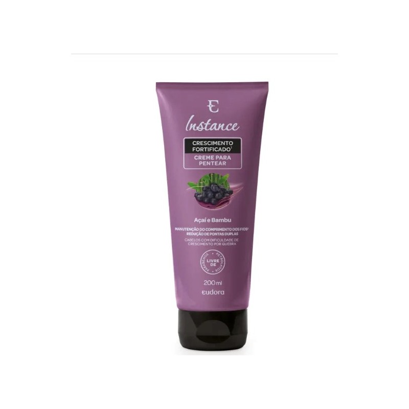 Eudora Instance Acai Bamboo Combing Cream 200ml / 6.7 fl oz Beautecombeleza.com