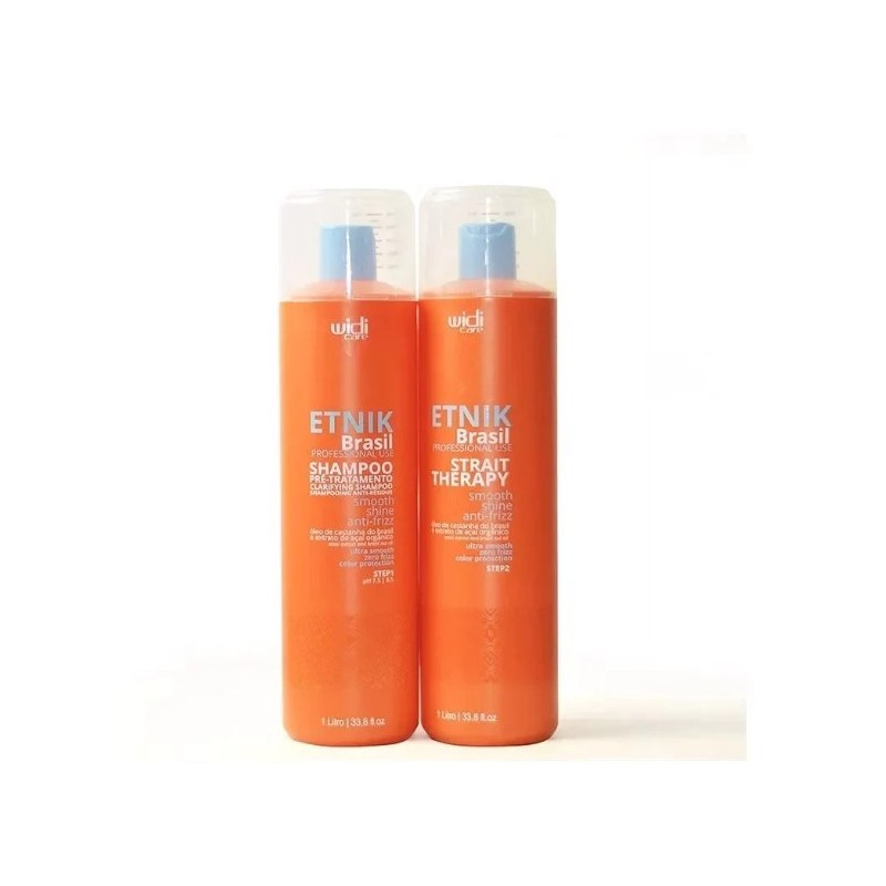 Etnik Strait Therapy Lissagem Brésilien Kit 2x 1L - Widi Care Beautecombeleza.com