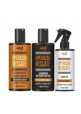 Operação Resgate Reconstructeur Kit 3 Itens - Widi Care Beautecombeleza.com