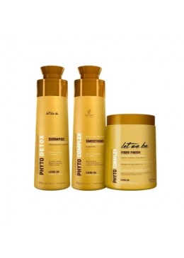 ProSalon Let Me Be Dr Fiber Alisante Phyto Complex Smoothing Kit 3x1 Beautecombeleza.com