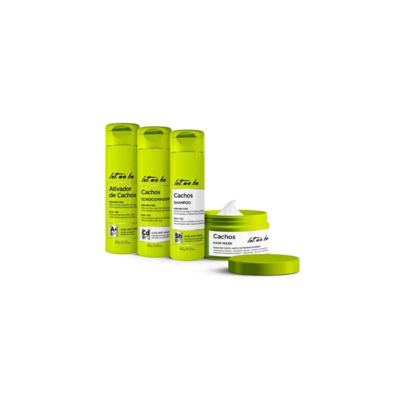 Let Me Be Cachos 4 Produtos - Prosalon Beautecombeleza.com Let Me Be Cachos 4 Produtos - Prosalon Beautecombeleza.com
