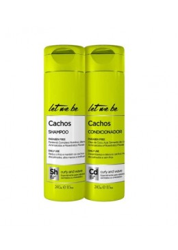 Let Me Be Cachos Shampoo e Condicionador Kit 2x240ml - ProSalon Beautecombeleza.com