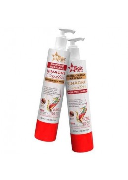 Vinaigre Capillaire Shampoo et Après-shampooing 2x350ml - Magic Color Beautecombeleza.com