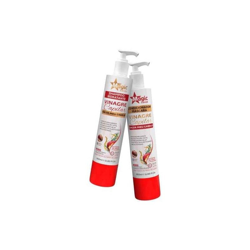 Web Effect Capillary Apple Vinegar Shampoo and Conditioner 2x350ml - Magic Color Beautecombeleza.com Web Effect Capillary Apple Vinegar Shampoo and Conditioner 2x350ml - Magic Color Beautecombeleza.com