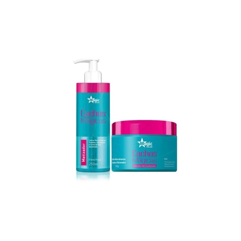 Magic Curls Matizador Kit 2x300ml - Magic Color Beautecombeleza.com Magic Curls Matizador Kit 2x300ml - Magic Color Beautecombeleza.com