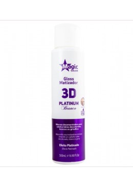 Platinum White Anti Yellow Treatment 3D Tinting Gloss Mask 500ml - Magic Color Beautecombeleza.com