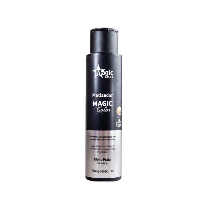 Matizador Efeito Prata 3D Máscara Desamareladora 500ml - Magic Color Beautecombeleza.com Matizador Efeito Prata 3D Máscara Desamareladora 500ml - Magic Color Beautecombeleza.com