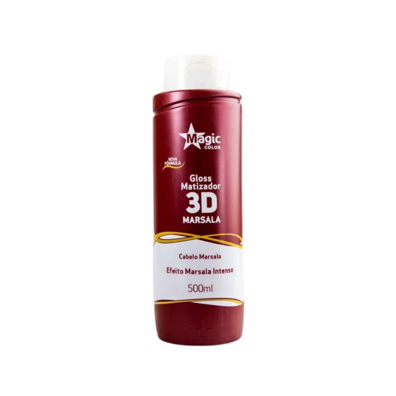 Intense Effect Red Marsala Treatment 3D Tinting Gloss Mask 500ml - Magic Color Beautecombeleza.com Intense Effect Red Marsala Treatment 3D Tinting Gloss Mask 500ml - Magic Color Beautecombeleza.com